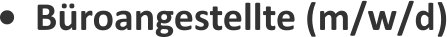 �	B�roangestellte (m/w/d)